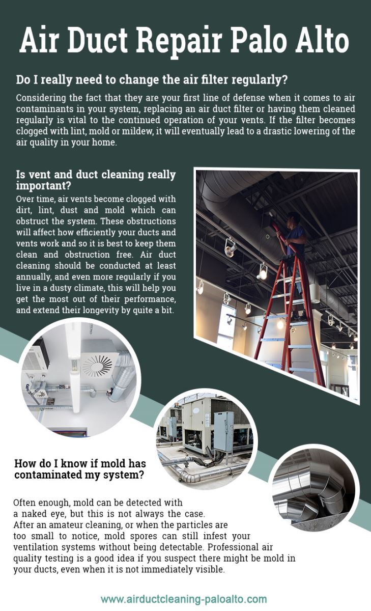 Air Duct Cleaning Palo Alto Infographic